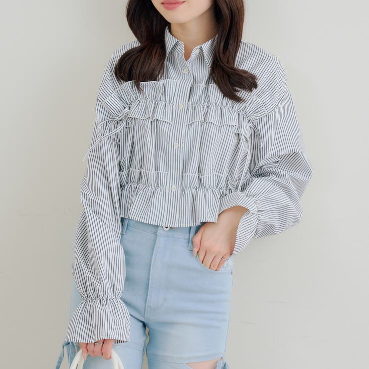 フリルショートブラウス | RMAF　NICE CLAUP / OLIVE des OLIVE | 詳細画像19 