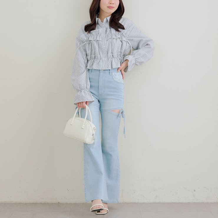 フリルショートブラウス | RMAF　NICE CLAUP / OLIVE des OLIVE | 詳細画像22 