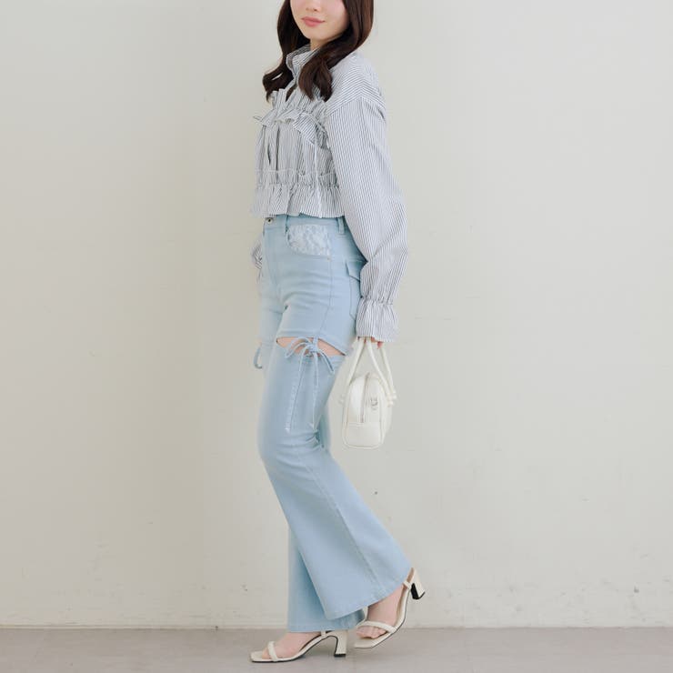 フリルショートブラウス | RMAF　NICE CLAUP / OLIVE des OLIVE | 詳細画像24 