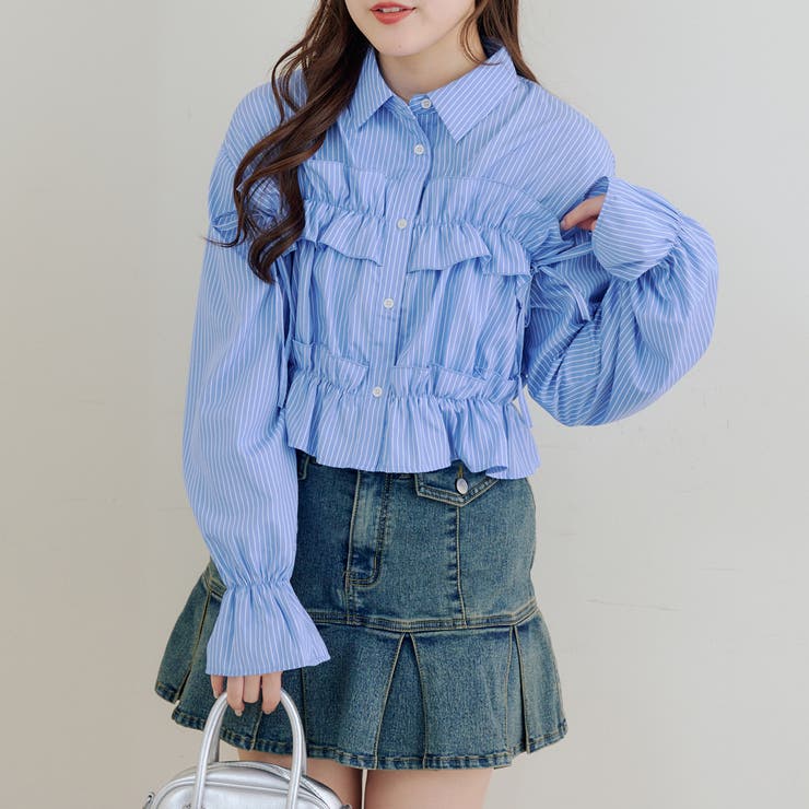 フリルショートブラウス | RMAF　NICE CLAUP / OLIVE des OLIVE | 詳細画像26 