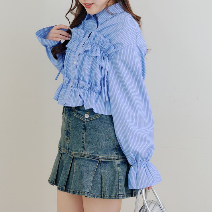 フリルショートブラウス | RMAF　NICE CLAUP / OLIVE des OLIVE | 詳細画像27 