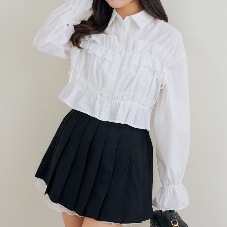 オフ | フリルショートブラウス | RMAF　NICE CLAUP / OLIVE des OLIVE