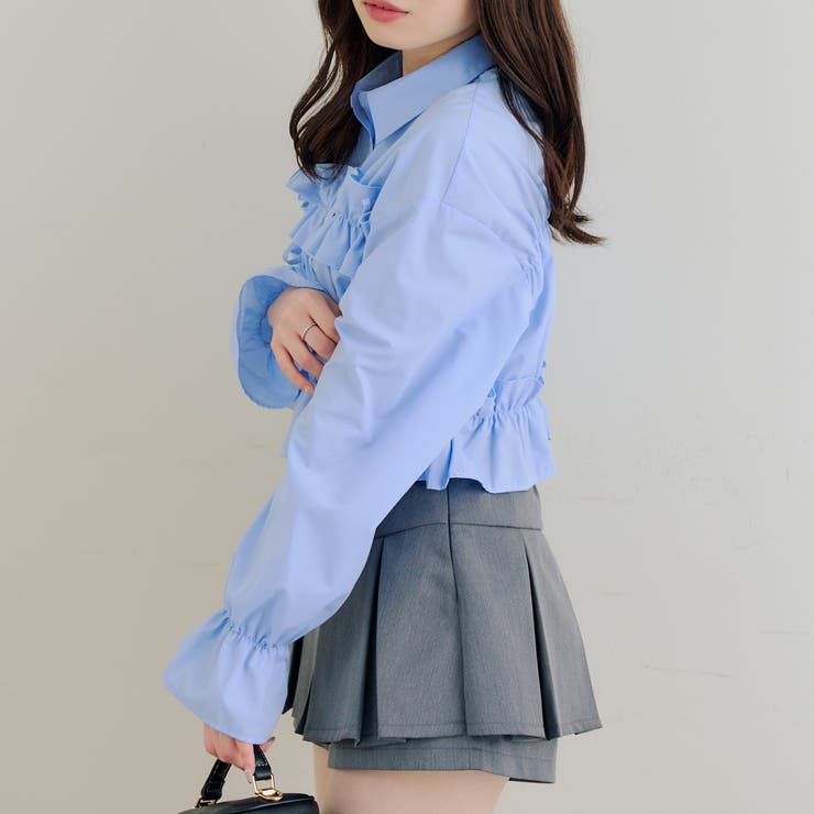 フリルショートブラウス | RMAF　NICE CLAUP / OLIVE des OLIVE | 詳細画像3 