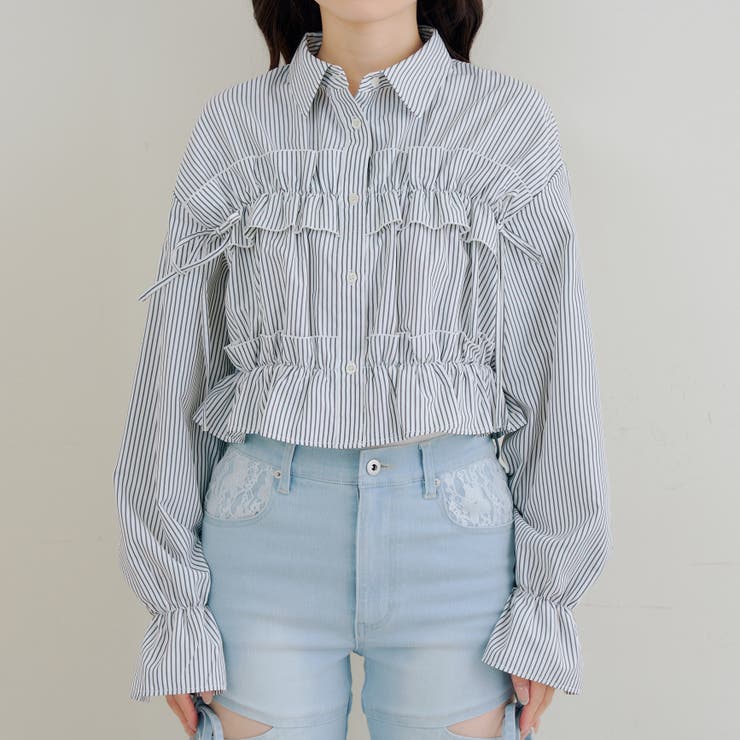 フリルショートブラウス | RMAF　NICE CLAUP / OLIVE des OLIVE | 詳細画像40 