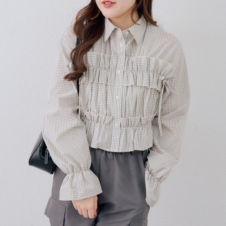 フリルショートブラウス | RMAF　NICE CLAUP / OLIVE des OLIVE | 詳細画像33 