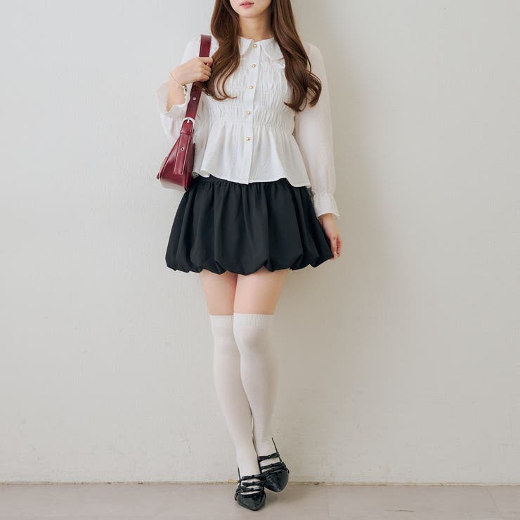 シャーリング衿付ブラウス | RMAF　NICE CLAUP / OLIVE des OLIVE | 詳細画像8 