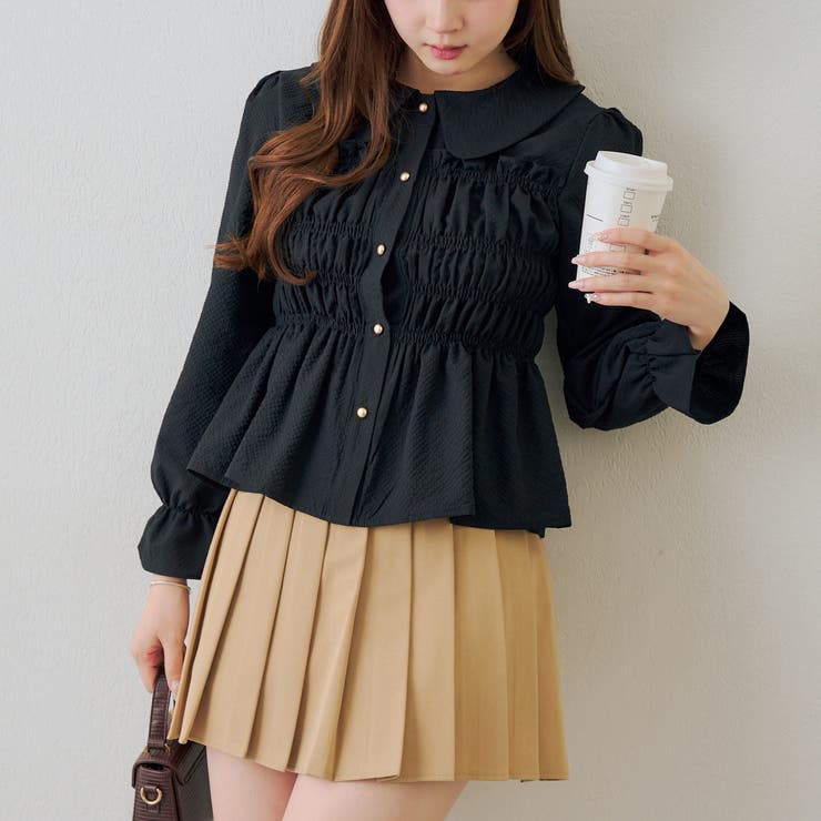 シャーリング衿付ブラウス | RMAF　NICE CLAUP / OLIVE des OLIVE | 詳細画像10 