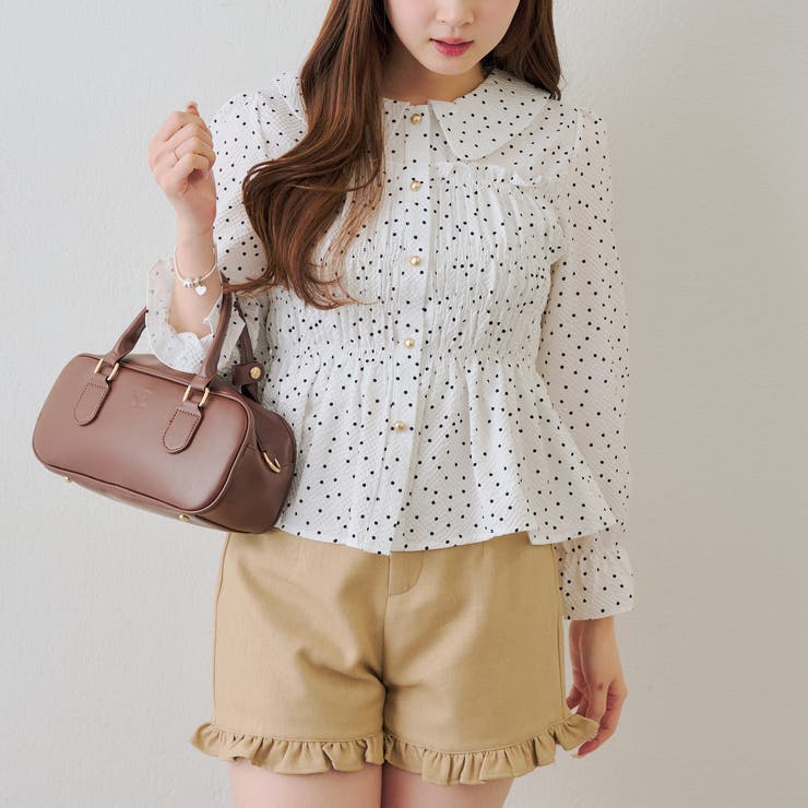 シャーリング衿付ブラウス | RMAF　NICE CLAUP / OLIVE des OLIVE | 詳細画像18 