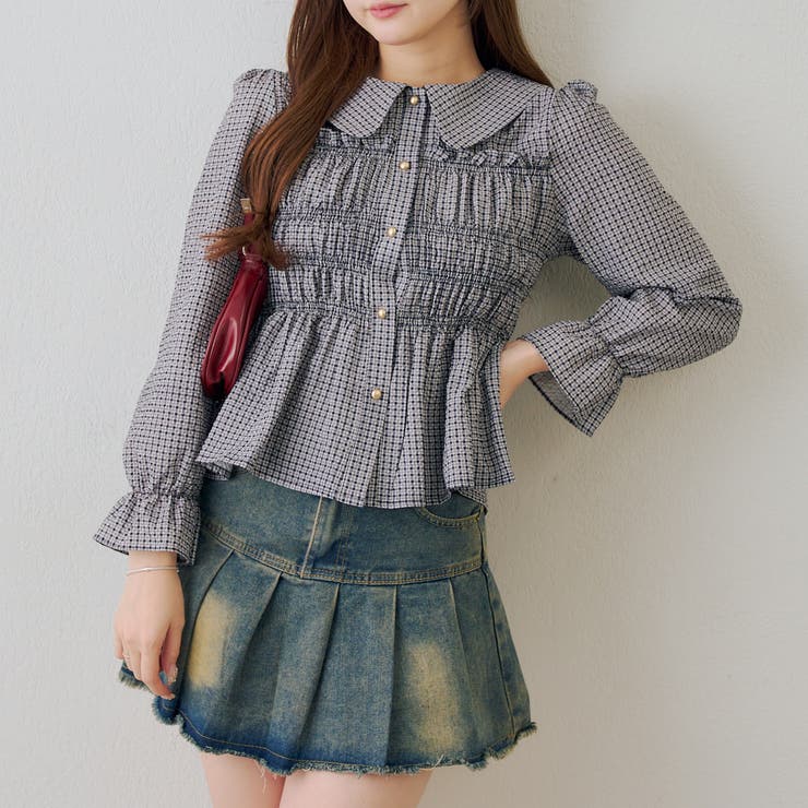 シャーリング衿付ブラウス | RMAF　NICE CLAUP / OLIVE des OLIVE | 詳細画像25 