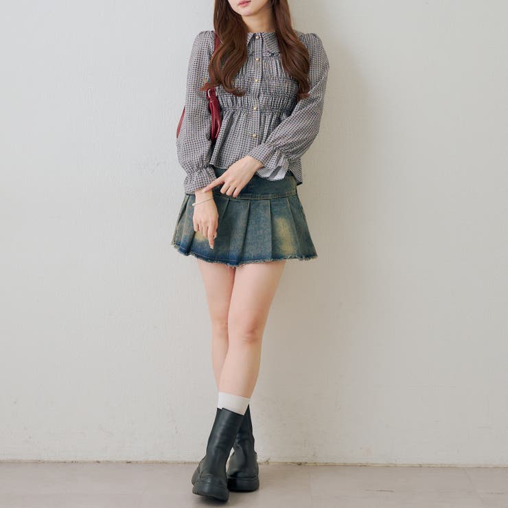 シャーリング衿付ブラウス | RMAF　NICE CLAUP / OLIVE des OLIVE | 詳細画像28 