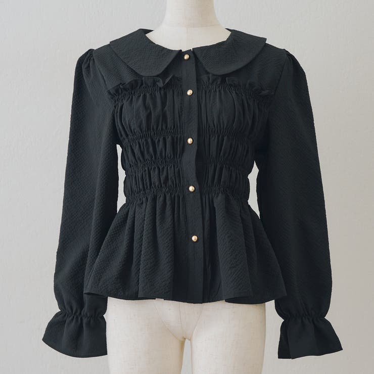 シャーリング衿付ブラウス | RMAF　NICE CLAUP / OLIVE des OLIVE | 詳細画像32 