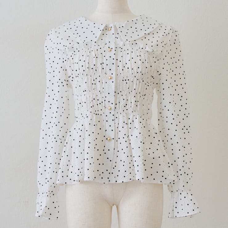 シャーリング衿付ブラウス | RMAF　NICE CLAUP / OLIVE des OLIVE | 詳細画像33 