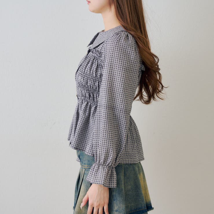 シャーリング衿付ブラウス | RMAF　NICE CLAUP / OLIVE des OLIVE | 詳細画像36 