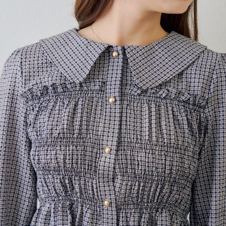 シャーリング衿付ブラウス | RMAF　NICE CLAUP / OLIVE des OLIVE | 詳細画像38 