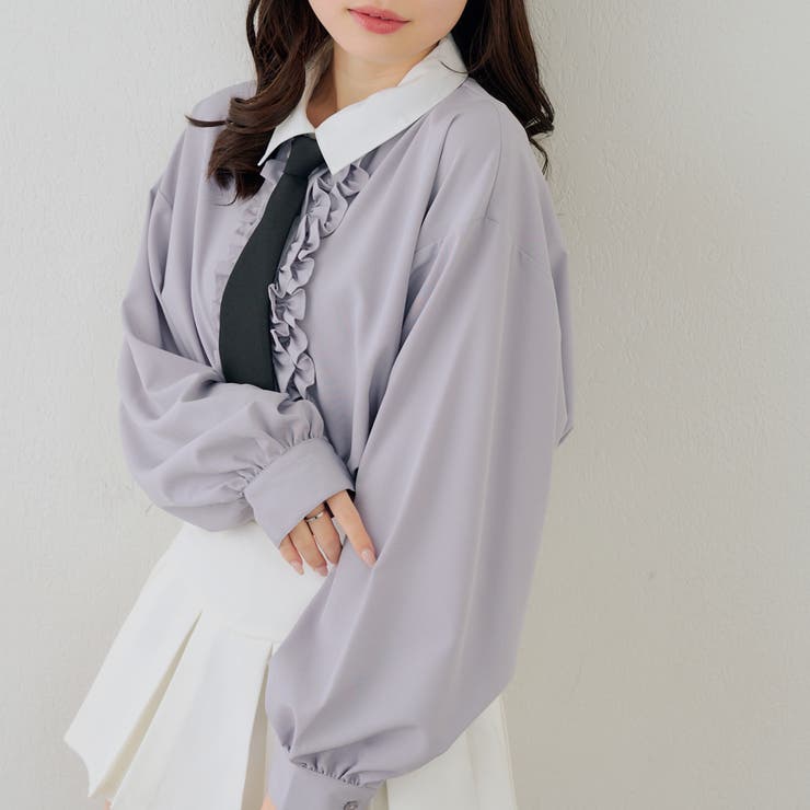 フリルブラウス | NICE CLAUP / OLIVE des OLIVE　OUTLET | 詳細画像7 