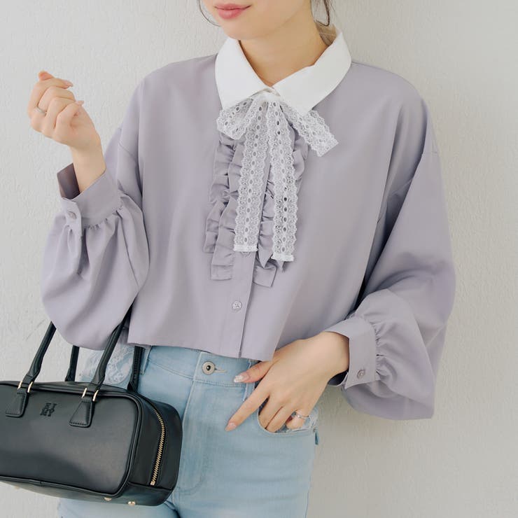 フリルブラウス | NICE CLAUP / OLIVE des OLIVE　OUTLET | 詳細画像14 