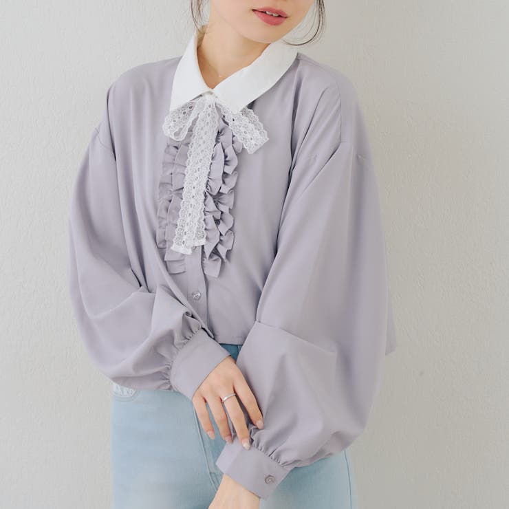 フリルブラウス | NICE CLAUP / OLIVE des OLIVE　OUTLET | 詳細画像16 