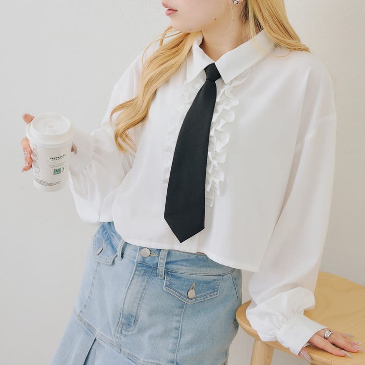 オフ | フリルブラウス | NICE CLAUP / OLIVE des OLIVE　OUTLET