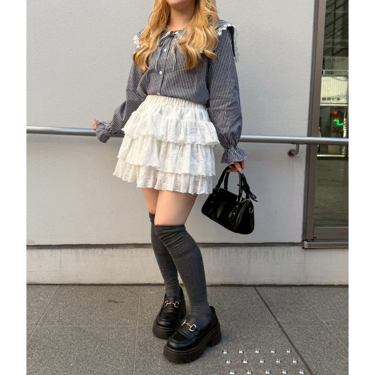 ピンタック&レースでか衿ブラウス | NICE CLAUP / OLIVE des OLIVE　OUTLET | 詳細画像12 