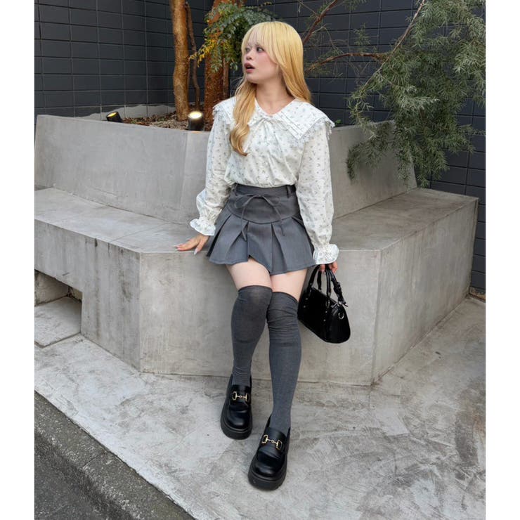 ピンタック&レースでか衿ブラウス | NICE CLAUP / OLIVE des OLIVE　OUTLET | 詳細画像9 