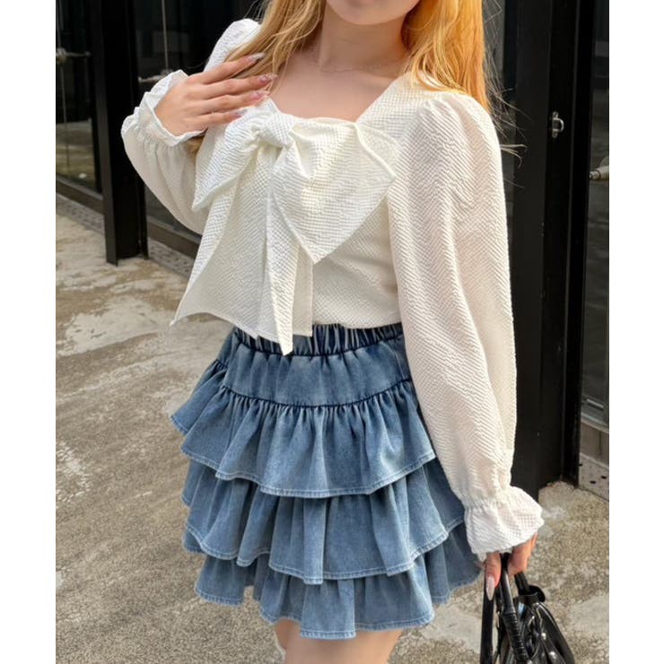 オフ | フロントビッグリボンブラウス | RMAF　NICE CLAUP / OLIVE des OLIVE