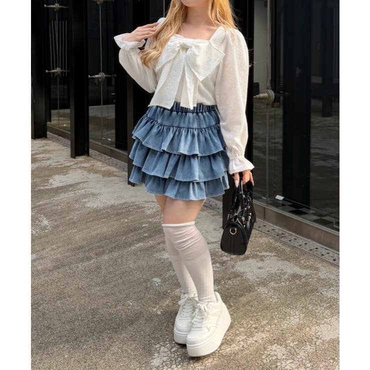 フロントビッグリボンブラウス | RMAF　NICE CLAUP / OLIVE des OLIVE | 詳細画像8 