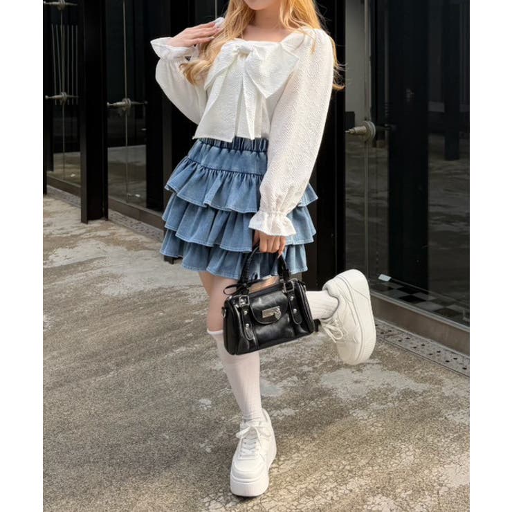 フロントビッグリボンブラウス | RMAF　NICE CLAUP / OLIVE des OLIVE | 詳細画像9 