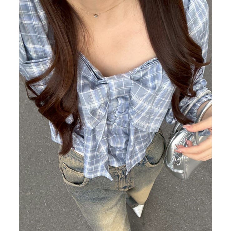 フロントビッグリボンブラウス | RMAF　NICE CLAUP / OLIVE des OLIVE | 詳細画像22 