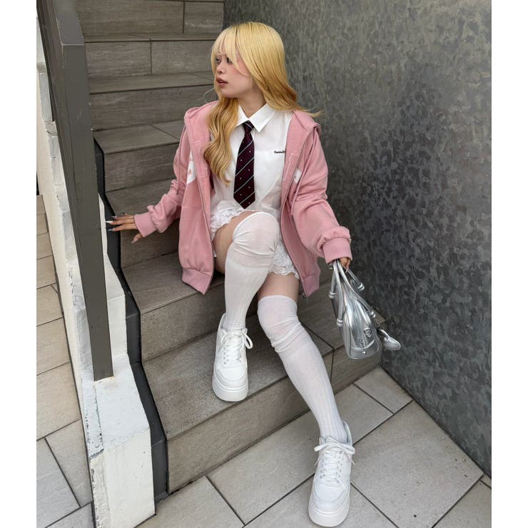 スクールネクタイ付シャツ | NICE CLAUP / OLIVE des OLIVE　OUTLET | 詳細画像5 