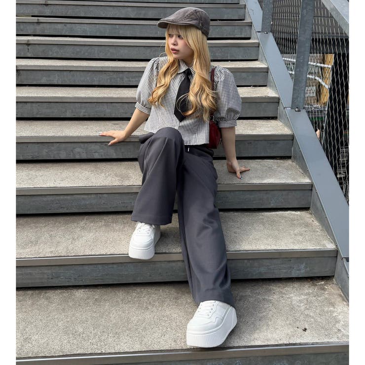 スクールネクタイ付シャツ | NICE CLAUP / OLIVE des OLIVE　OUTLET | 詳細画像14 