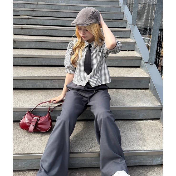 スクールネクタイ付シャツ | NICE CLAUP / OLIVE des OLIVE　OUTLET | 詳細画像15 