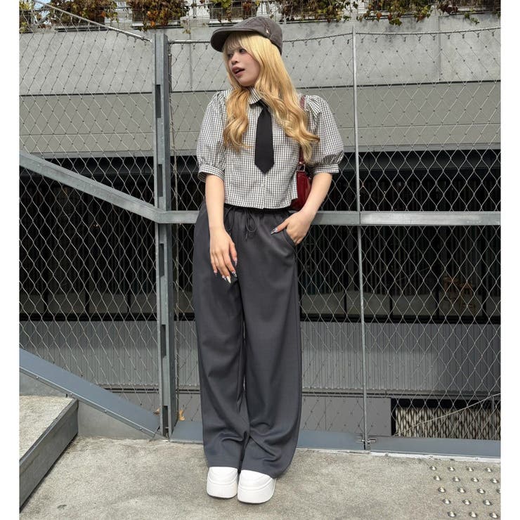 スクールネクタイ付シャツ | NICE CLAUP / OLIVE des OLIVE　OUTLET | 詳細画像13 