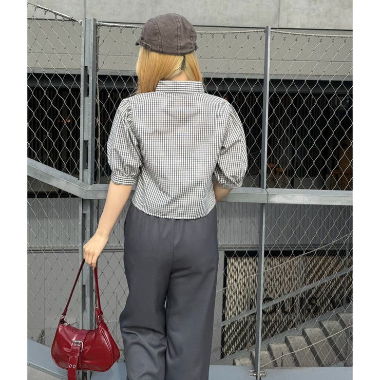 スクールネクタイ付シャツ | NICE CLAUP / OLIVE des OLIVE　OUTLET | 詳細画像9 