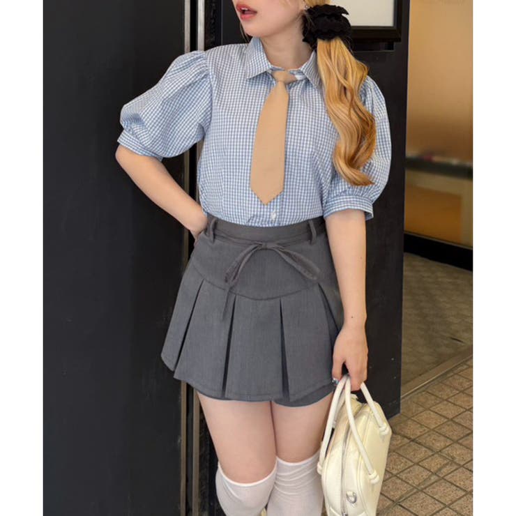 スクールネクタイ付シャツ | NICE CLAUP / OLIVE des OLIVE　OUTLET | 詳細画像17 