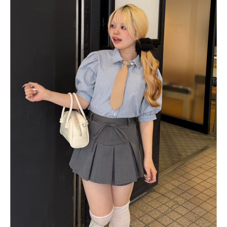 スクールネクタイ付シャツ | NICE CLAUP / OLIVE des OLIVE　OUTLET | 詳細画像18 