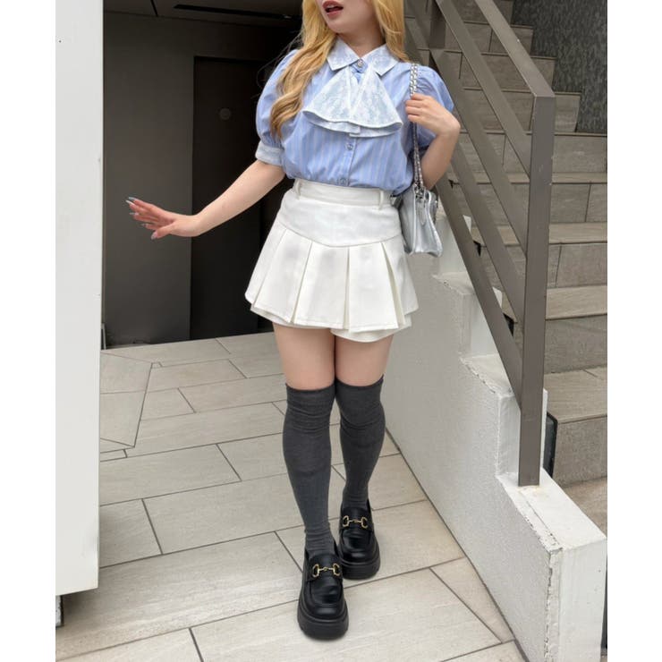 レースボウタイ付ブラウス | NICE CLAUP / OLIVE des OLIVE　OUTLET | 詳細画像2 