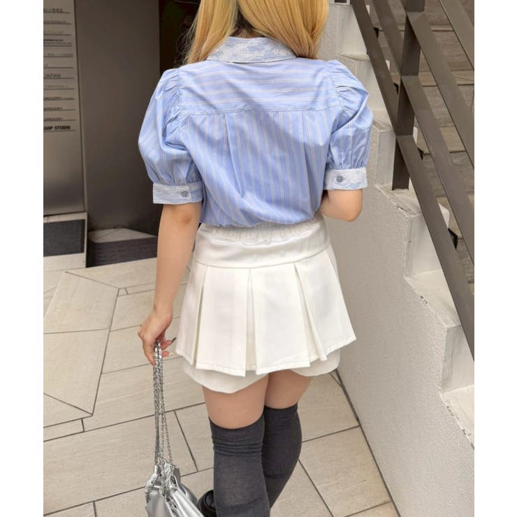 レースボウタイ付ブラウス | NICE CLAUP / OLIVE des OLIVE　OUTLET | 詳細画像6 