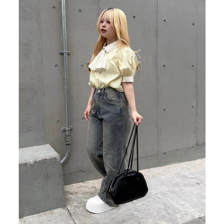 レースボウタイ付ブラウス | NICE CLAUP / OLIVE des OLIVE　OUTLET | 詳細画像11 