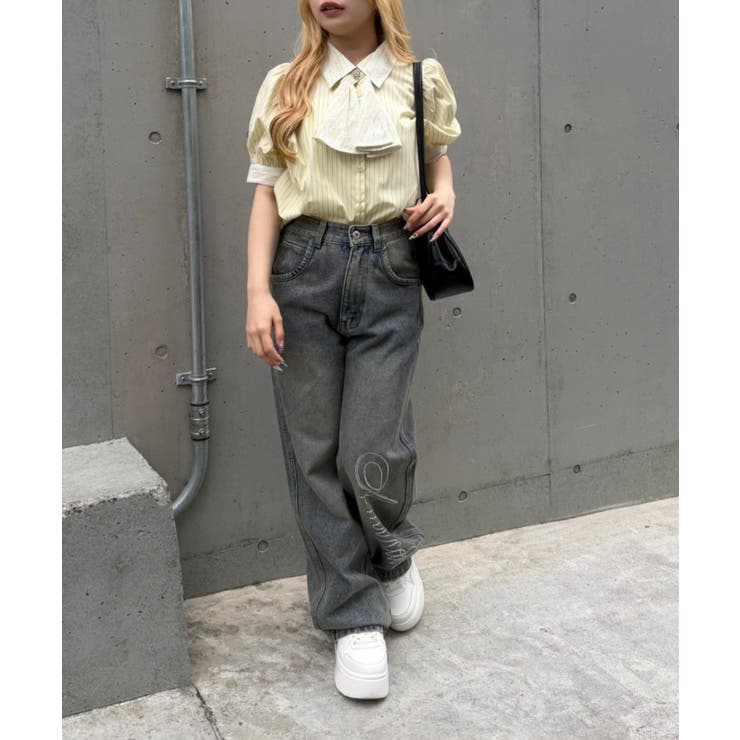 レースボウタイ付ブラウス | NICE CLAUP / OLIVE des OLIVE　OUTLET | 詳細画像12 