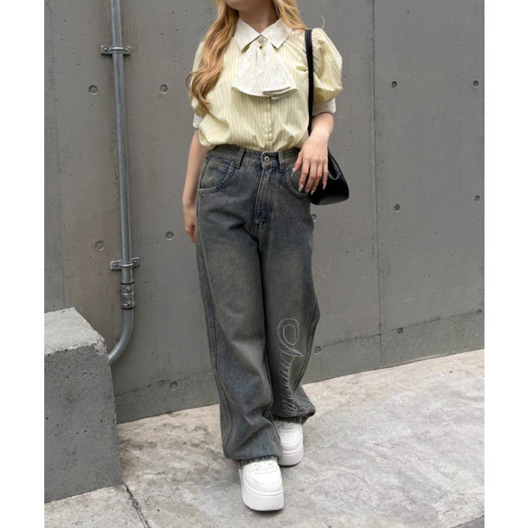 レースボウタイ付ブラウス | NICE CLAUP / OLIVE des OLIVE　OUTLET | 詳細画像13 