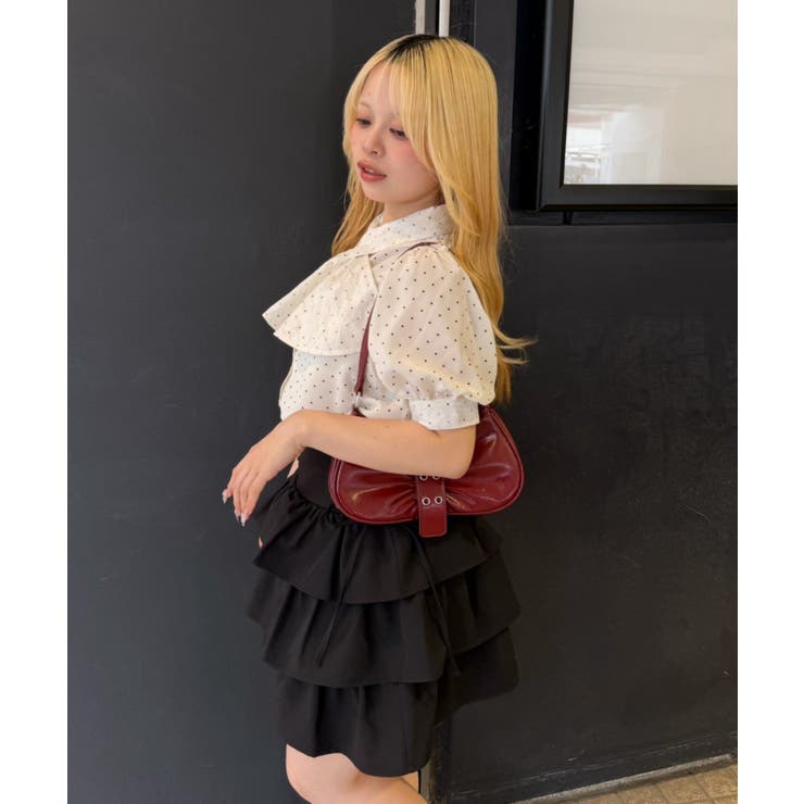 レースボウタイ付ブラウス | NICE CLAUP / OLIVE des OLIVE　OUTLET | 詳細画像19 