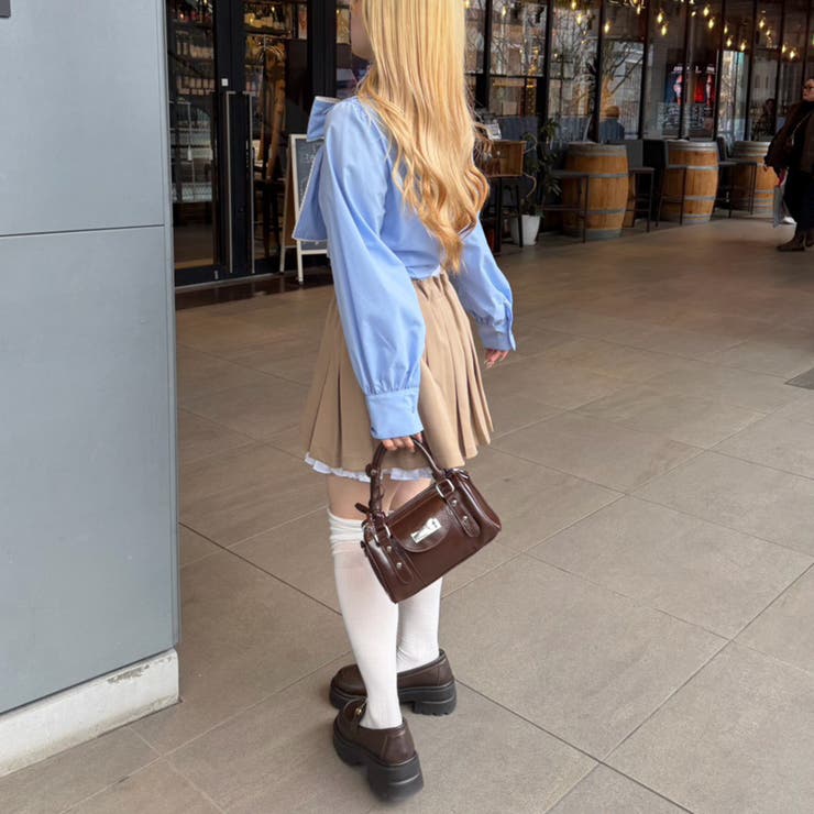 ピコレースボウタイブラウス | NICE CLAUP / OLIVE des OLIVE　OUTLET | 詳細画像4 