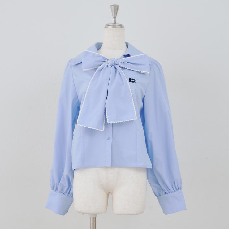 ピコレースボウタイブラウス | NICE CLAUP / OLIVE des OLIVE　OUTLET | 詳細画像12 