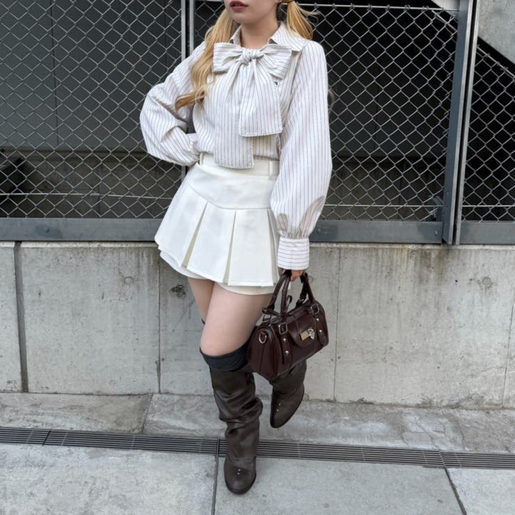 ピコレースボウタイブラウス | NICE CLAUP / OLIVE des OLIVE　OUTLET | 詳細画像15 