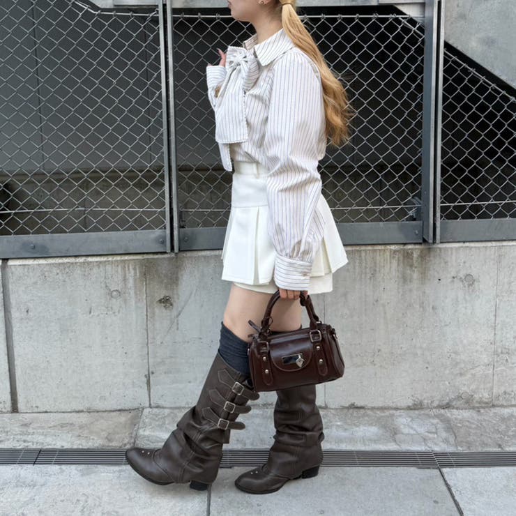 ピコレースボウタイブラウス | NICE CLAUP / OLIVE des OLIVE　OUTLET | 詳細画像19 