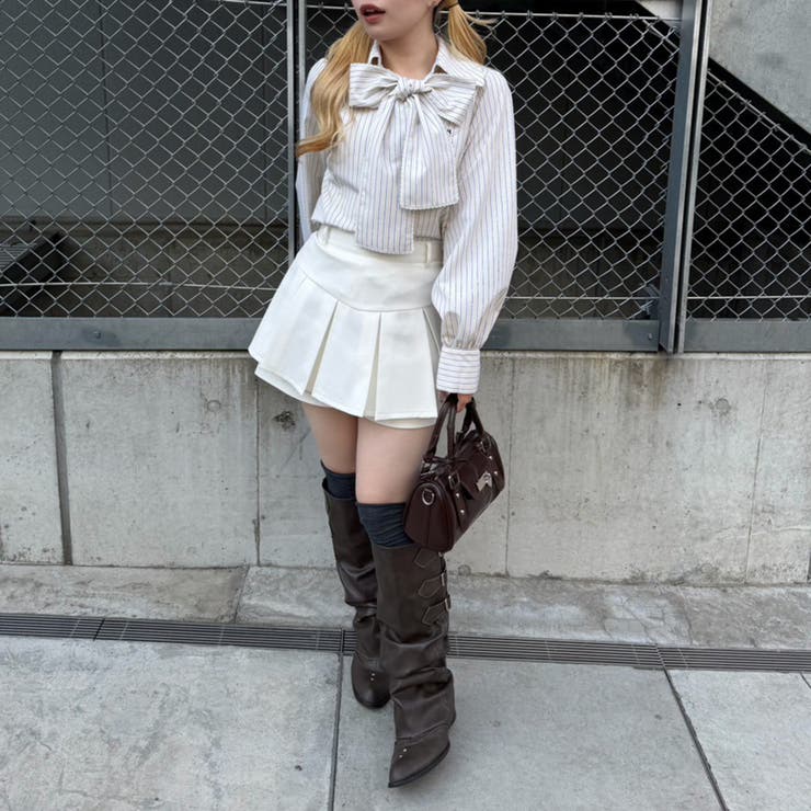 ピコレースボウタイブラウス | NICE CLAUP / OLIVE des OLIVE　OUTLET | 詳細画像20 