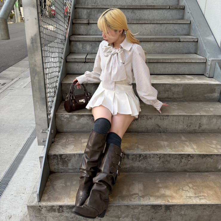 ピコレースボウタイブラウス | NICE CLAUP / OLIVE des OLIVE　OUTLET | 詳細画像22 