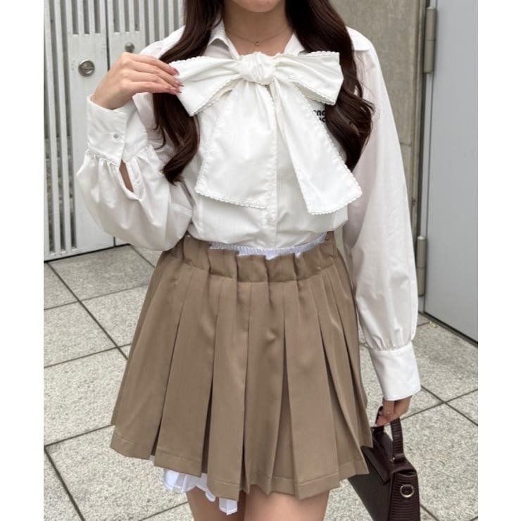 ピコレースボウタイブラウス | NICE CLAUP / OLIVE des OLIVE　OUTLET | 詳細画像27 