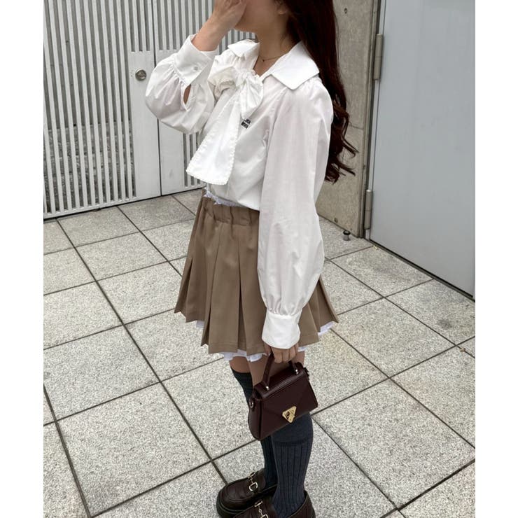 ピコレースボウタイブラウス | NICE CLAUP / OLIVE des OLIVE　OUTLET | 詳細画像30 