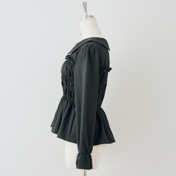 シャーリング衿付ブラウス | RMAF　NICE CLAUP / OLIVE des OLIVE | 詳細画像5 